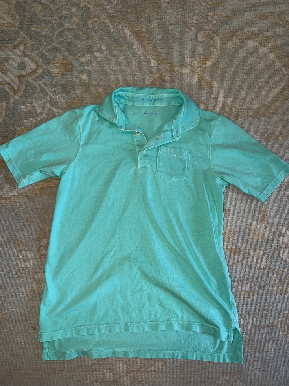 B draddy Kids Polo Shirt in Mint Green